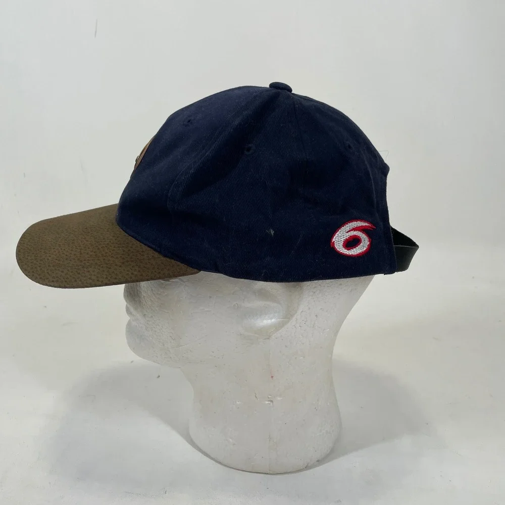 American Needle Mark Martin Valvoline Navy Brown Strapback NASCAR‎ Racing Hat